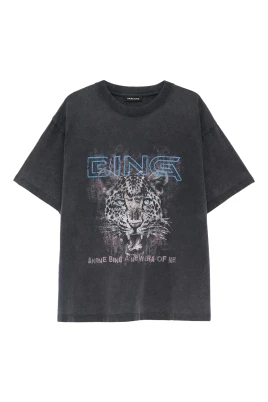 Anine Bing T-Shirts Svart M