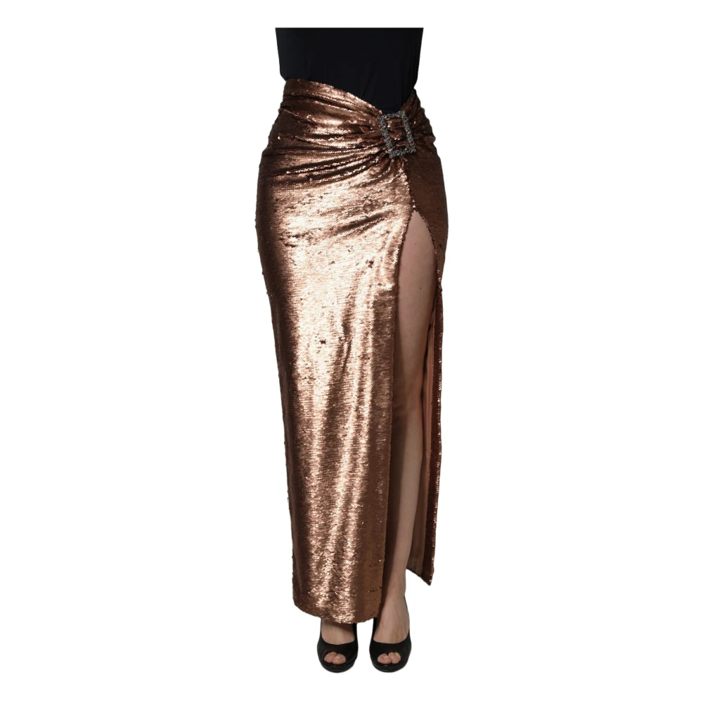 Dolce & Gabbana Women's Pink Maxi Skirts, S, Maxi Skirt