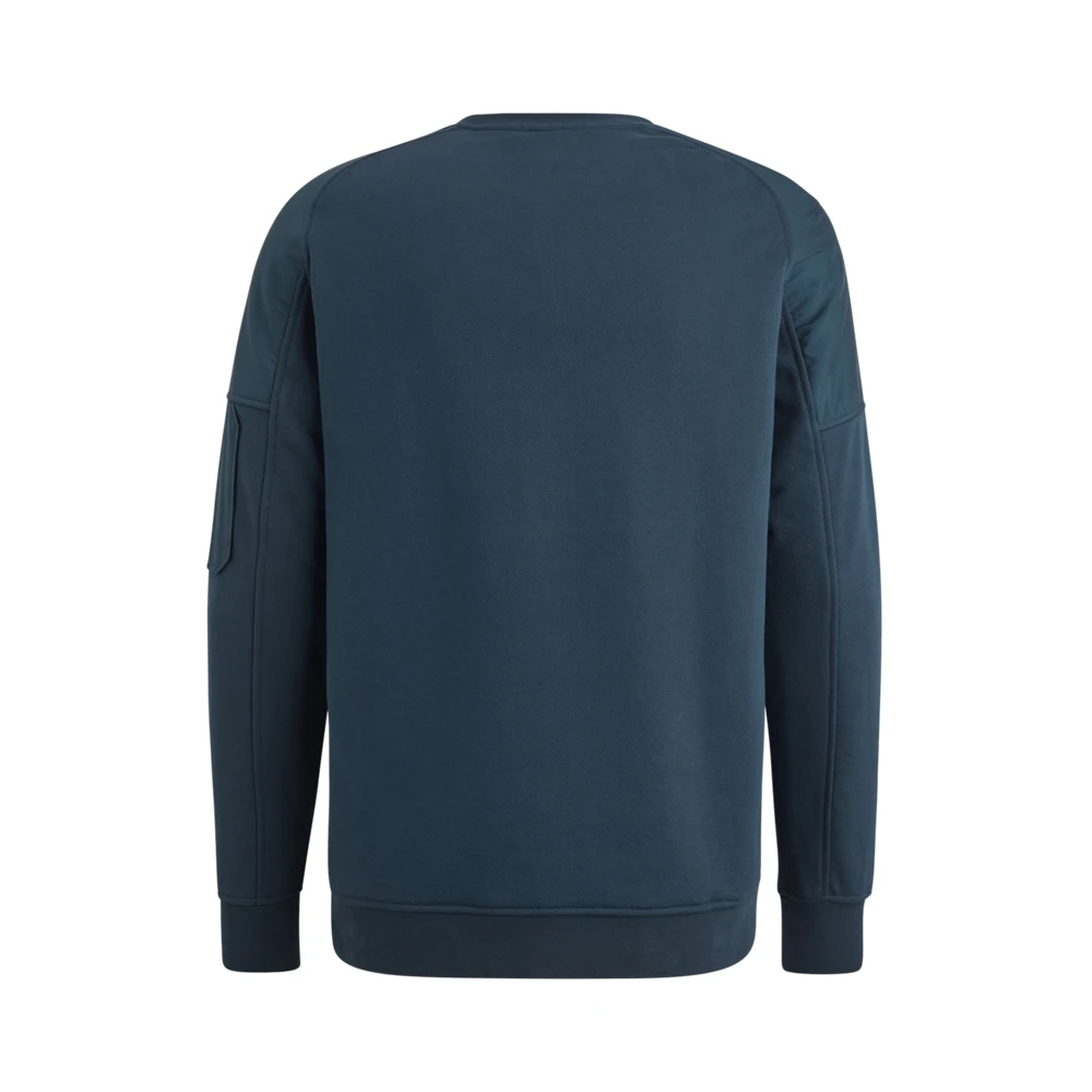 Cast Iron Terry Sweatshirt Regular Fit Blue Heren