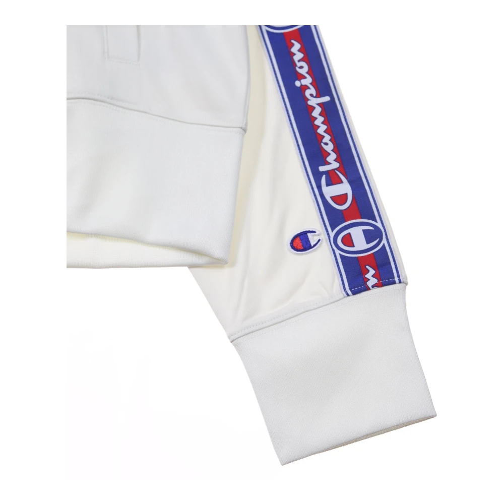 Champion Witte Korte Hoodie voor Vrouwen White Dames