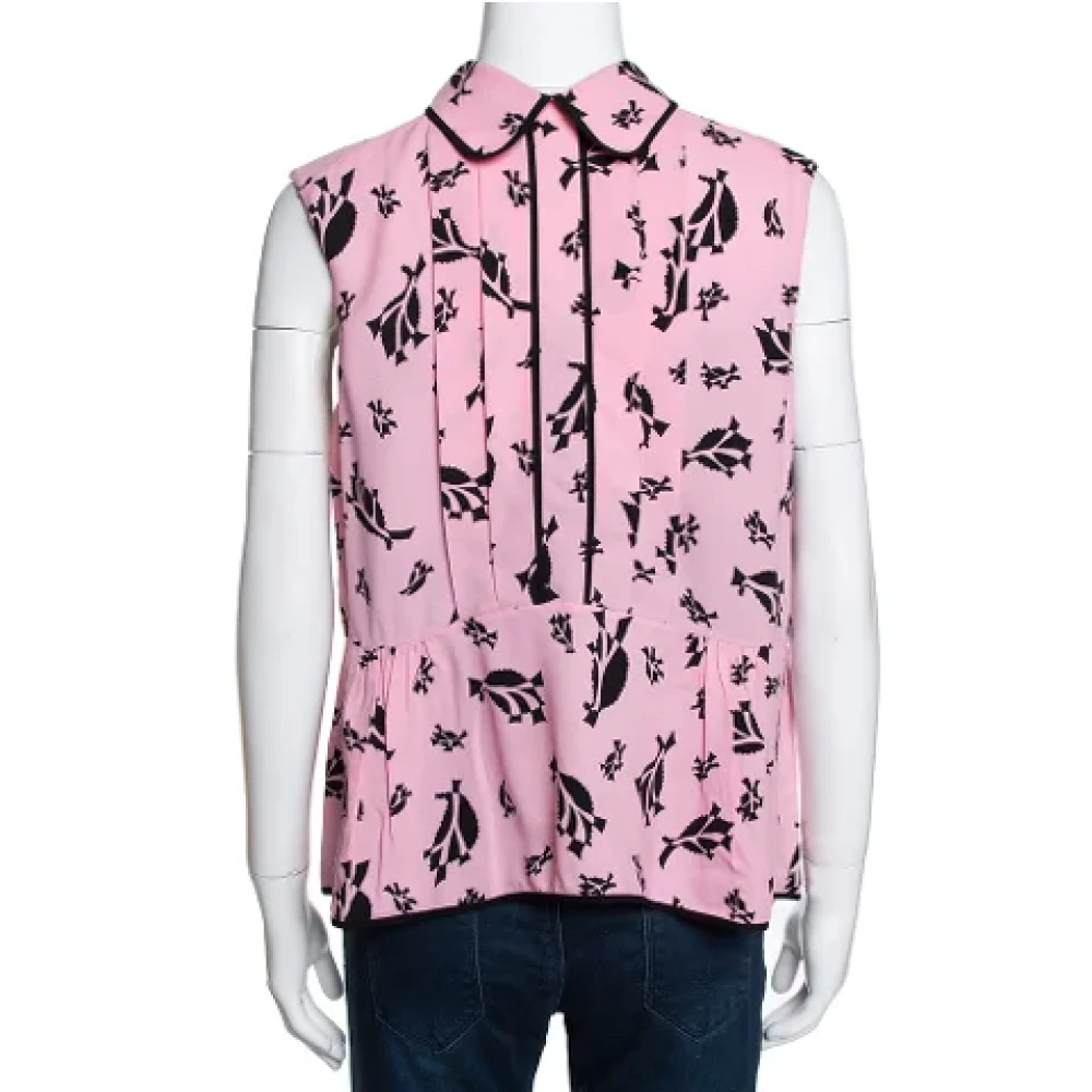 Marni Pre-owned Fabric tops Pink Dames