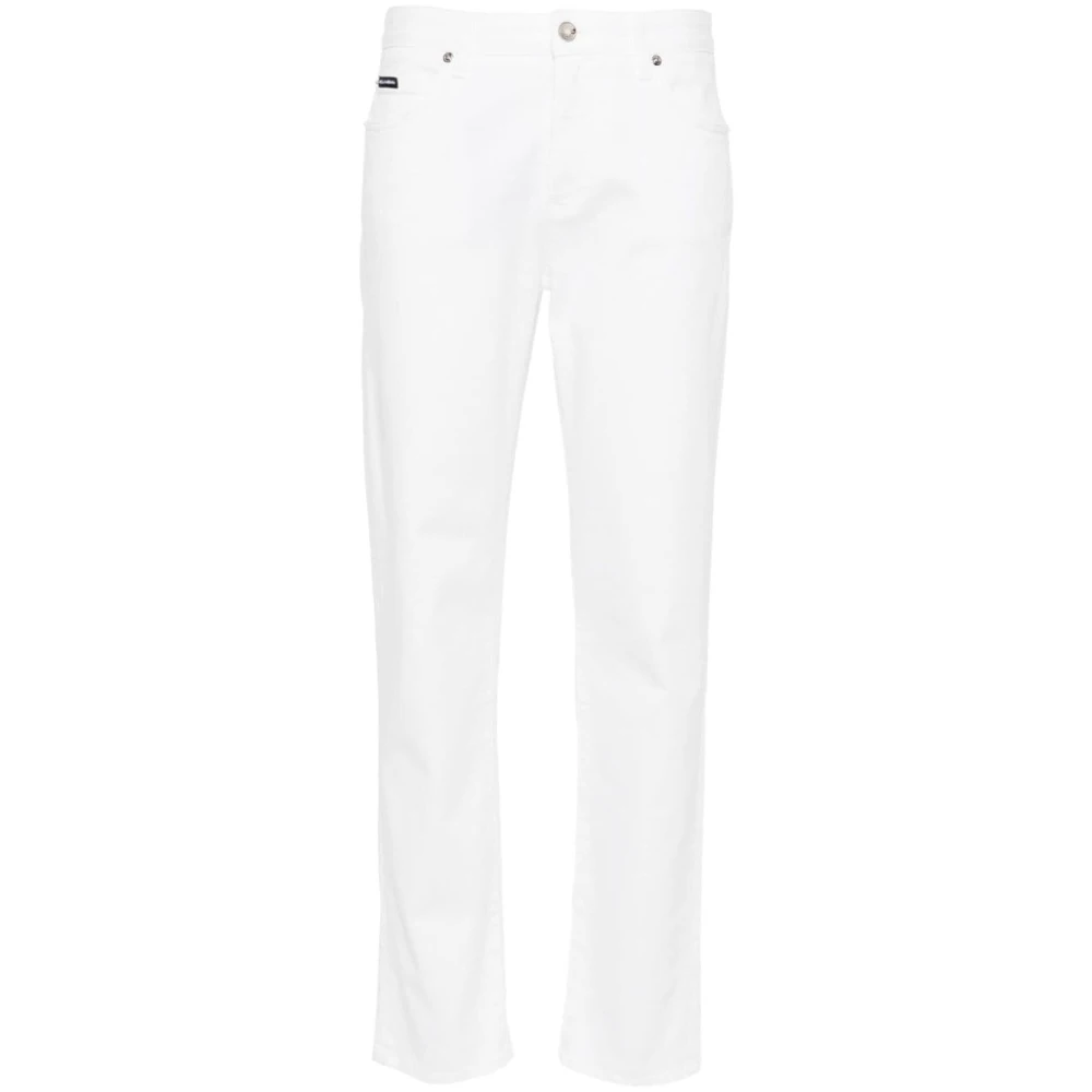 Dolce & Gabbana Slim-fit Jeans White Dames