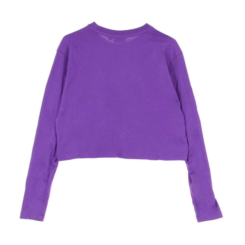 Fila Paarse Cropped T-shirt voor vrouwen Purple Dames