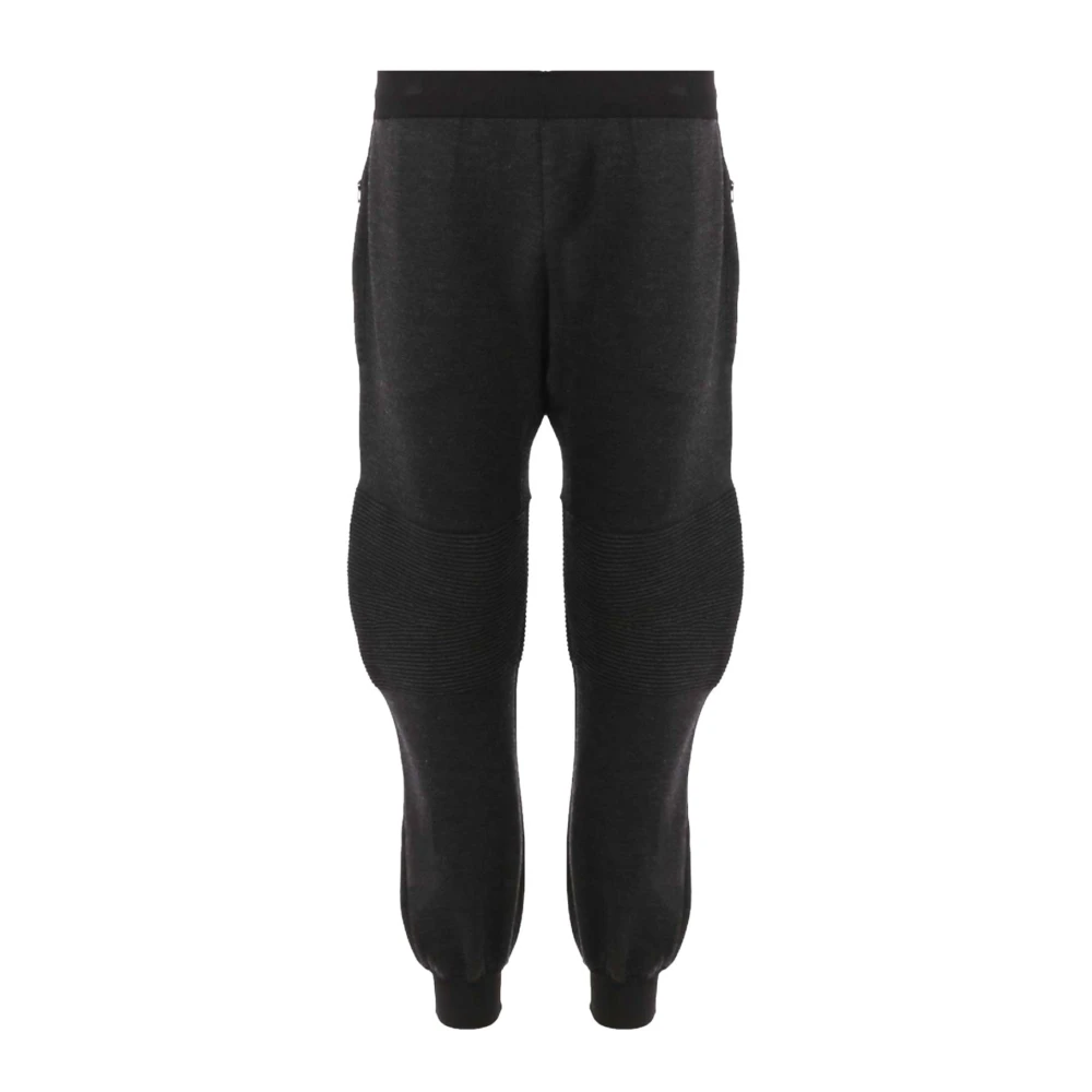 Bottega Veneta Wollen broek met trekkoord taille Gray Heren