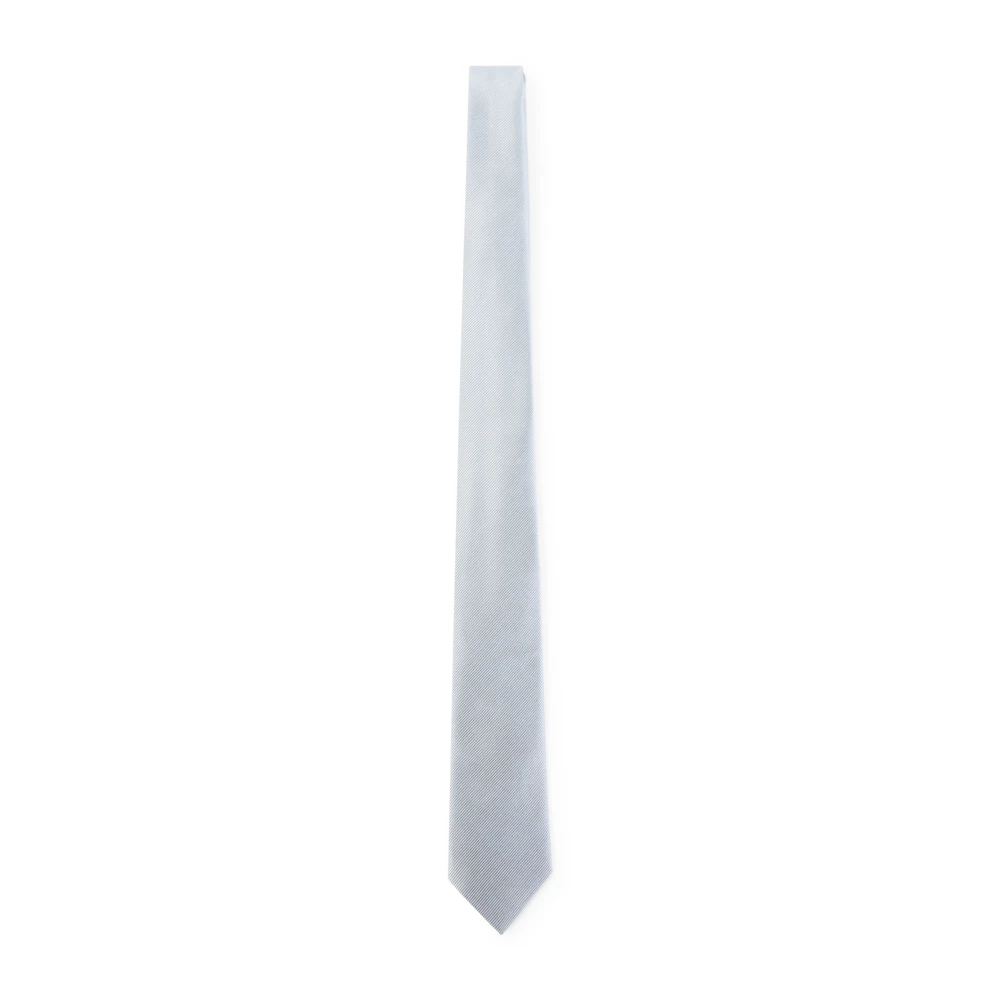 Giorgio Armani Men's Blue Ties, One Size, Pure Silk Tie