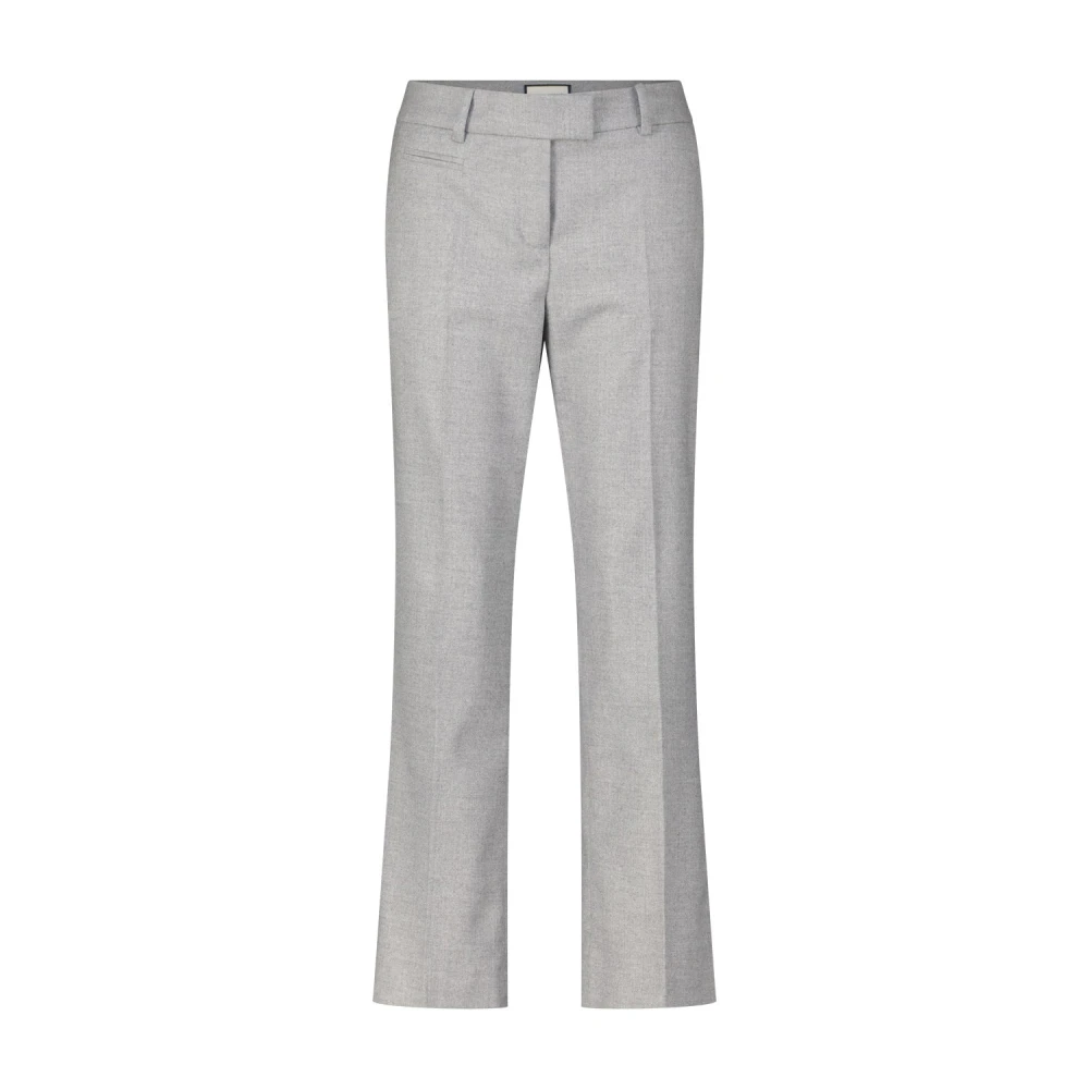 Seductive Elegante wollen mix zakelijke broek Gray Dames