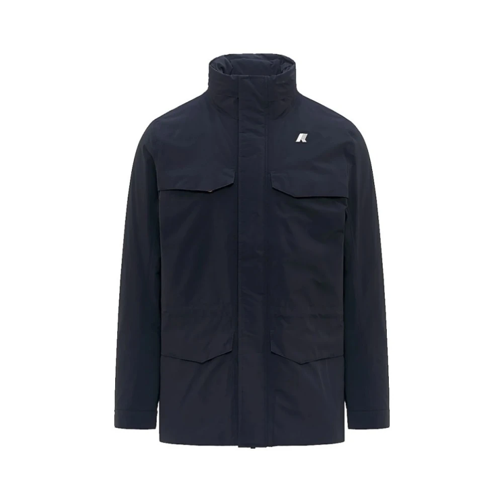 K-Way Mannelijk Blauw Manuel Warm Ottoman Jacket