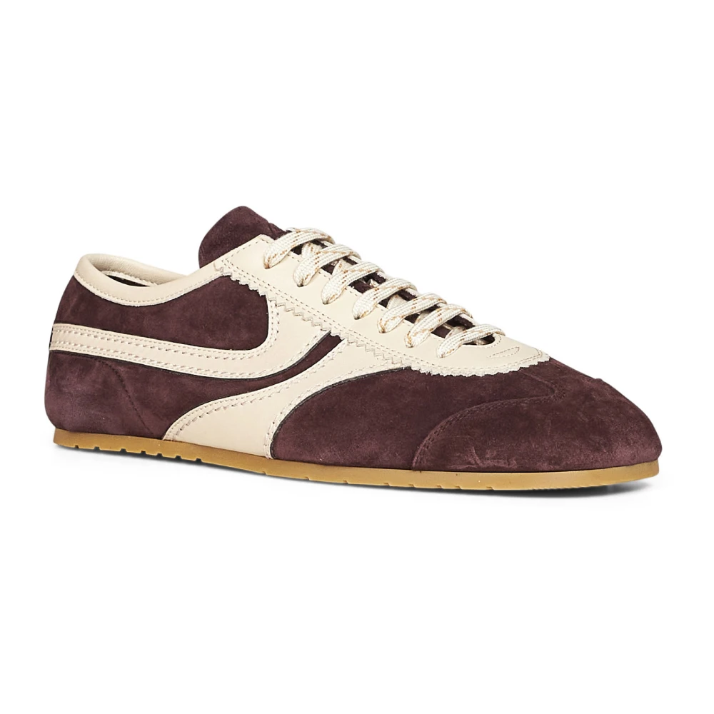 Dries Van Noten Suede Low-Top Sneakers