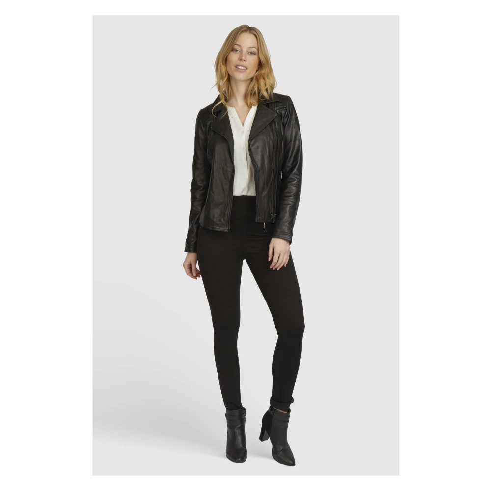 Bugatti Elegante leren jas Black Dames