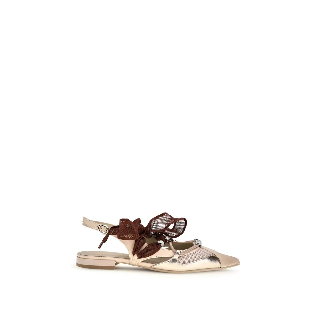 Pinko Women's Gianira Leather Ballerinas