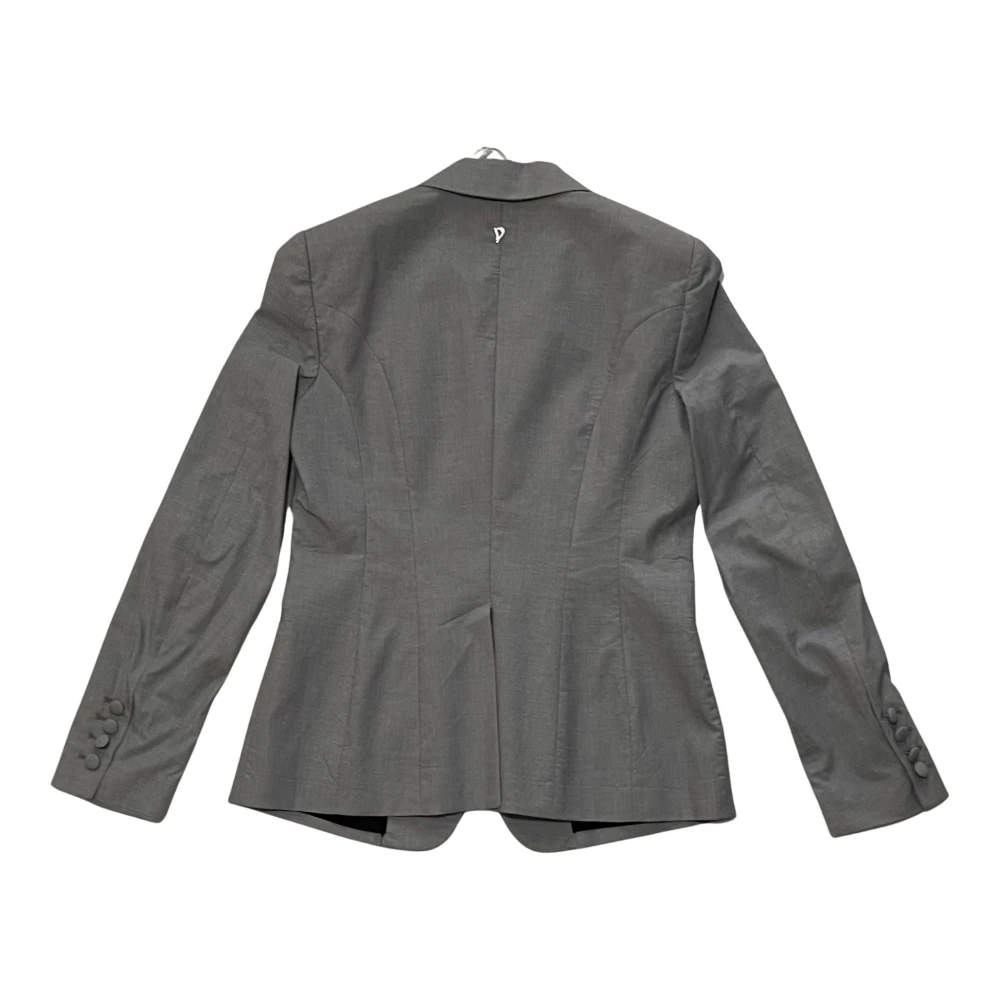 Dondup Elegante blazerjas in katoenmix Gray Dames