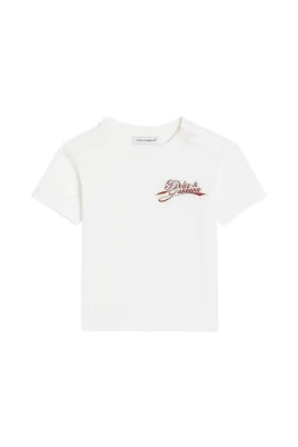 T-shirt med gummi-logotyp