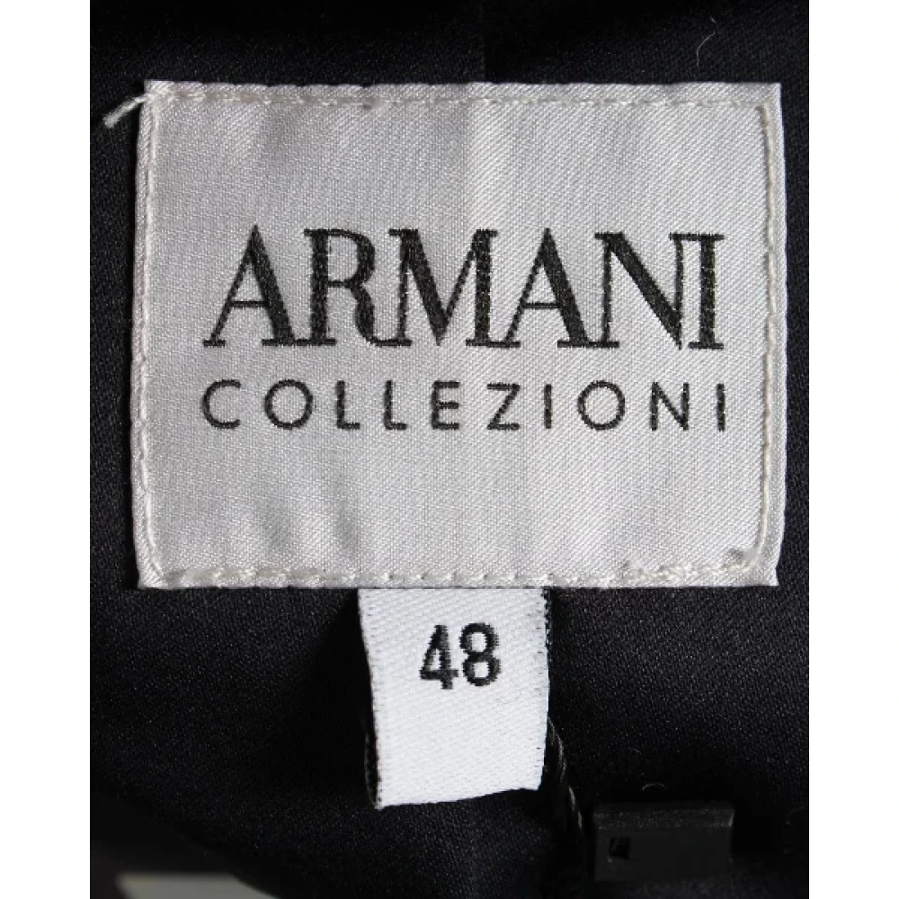 Armani Pre-owned Wool tops Blue Dames
