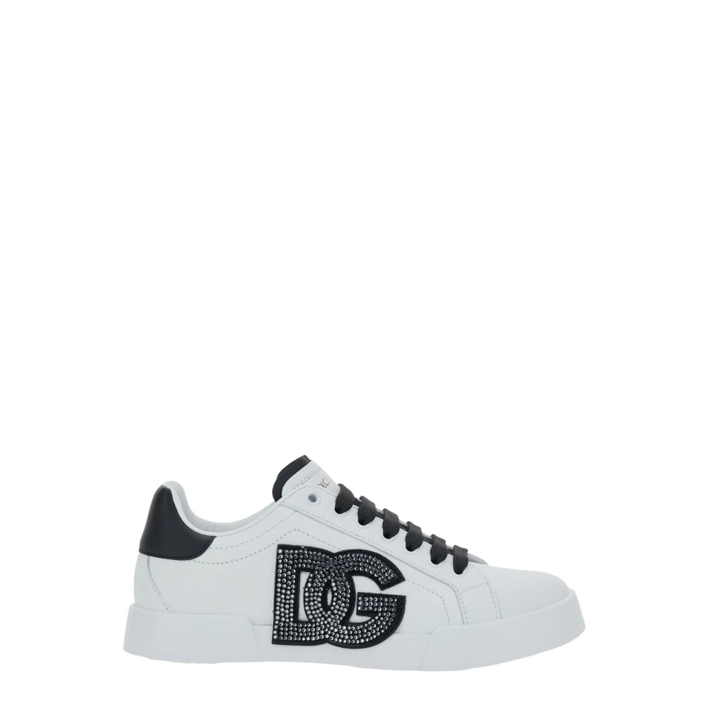 Dolce & Gabbana Women's White Sneakers, 6 Uk, Low-Top Trainers