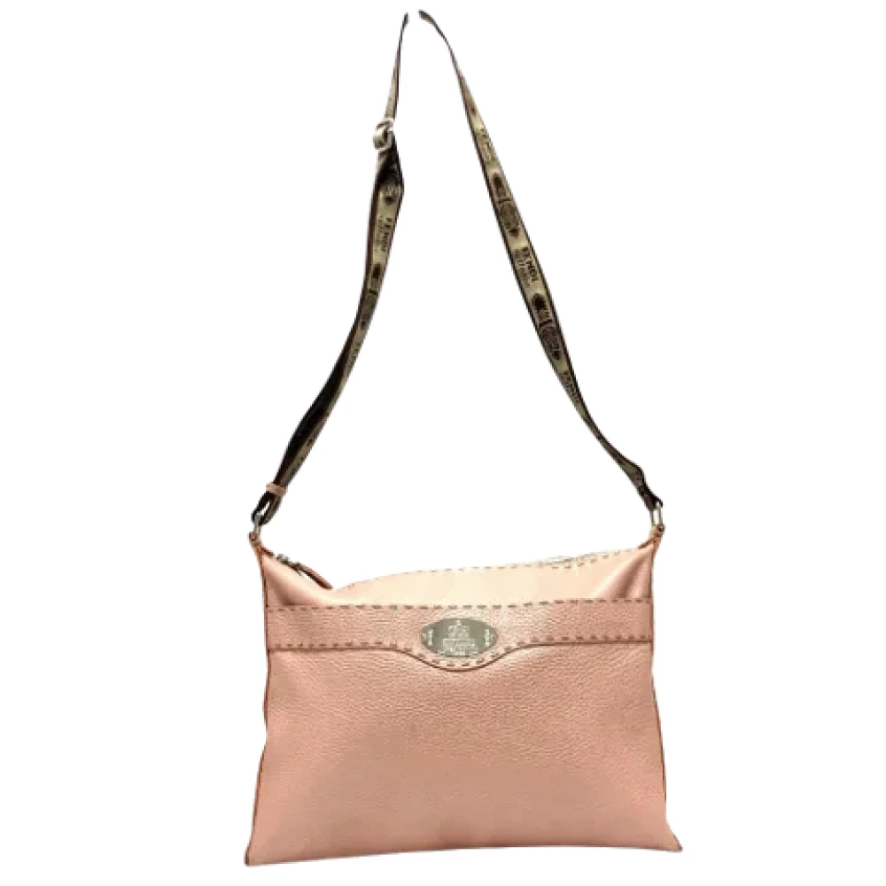 Fendi Vintage Pre-owned Leather fendi-bags Pink Dames