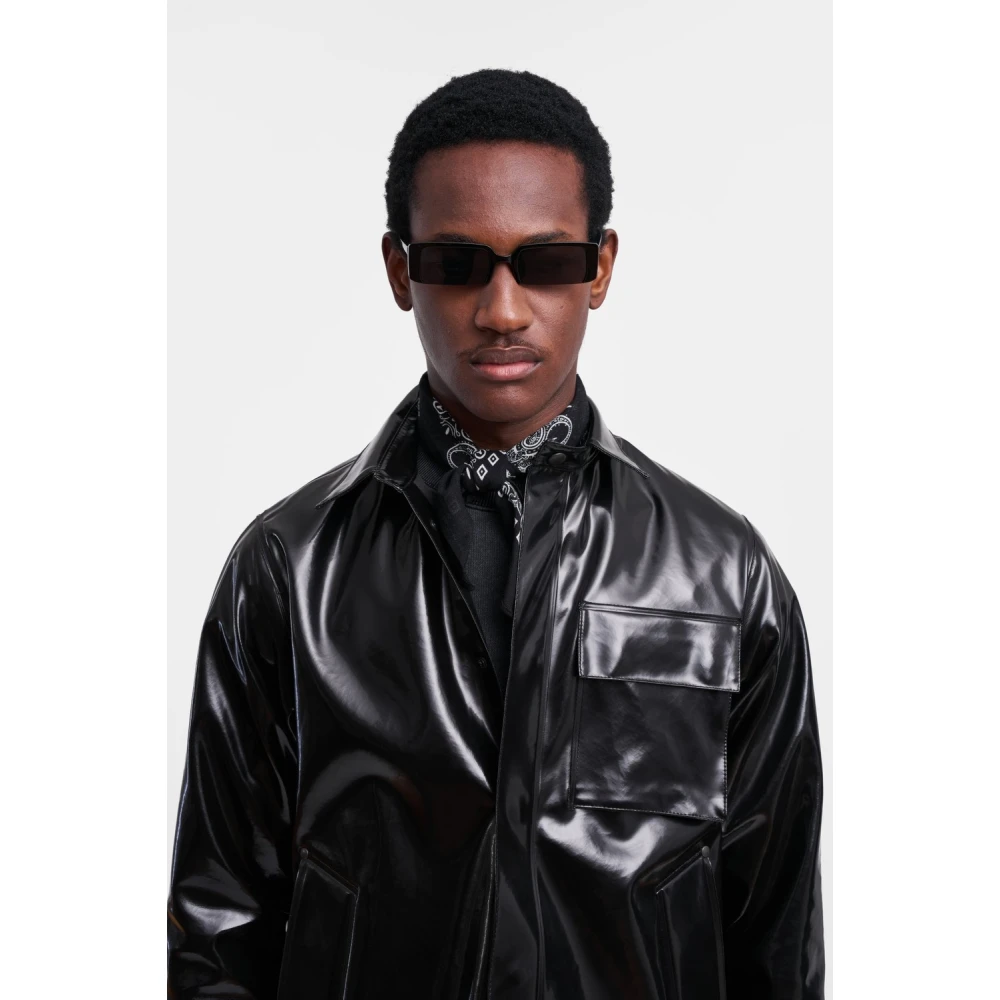 Stutterheim Waterdicht Overshirt voor Mannen Black Heren