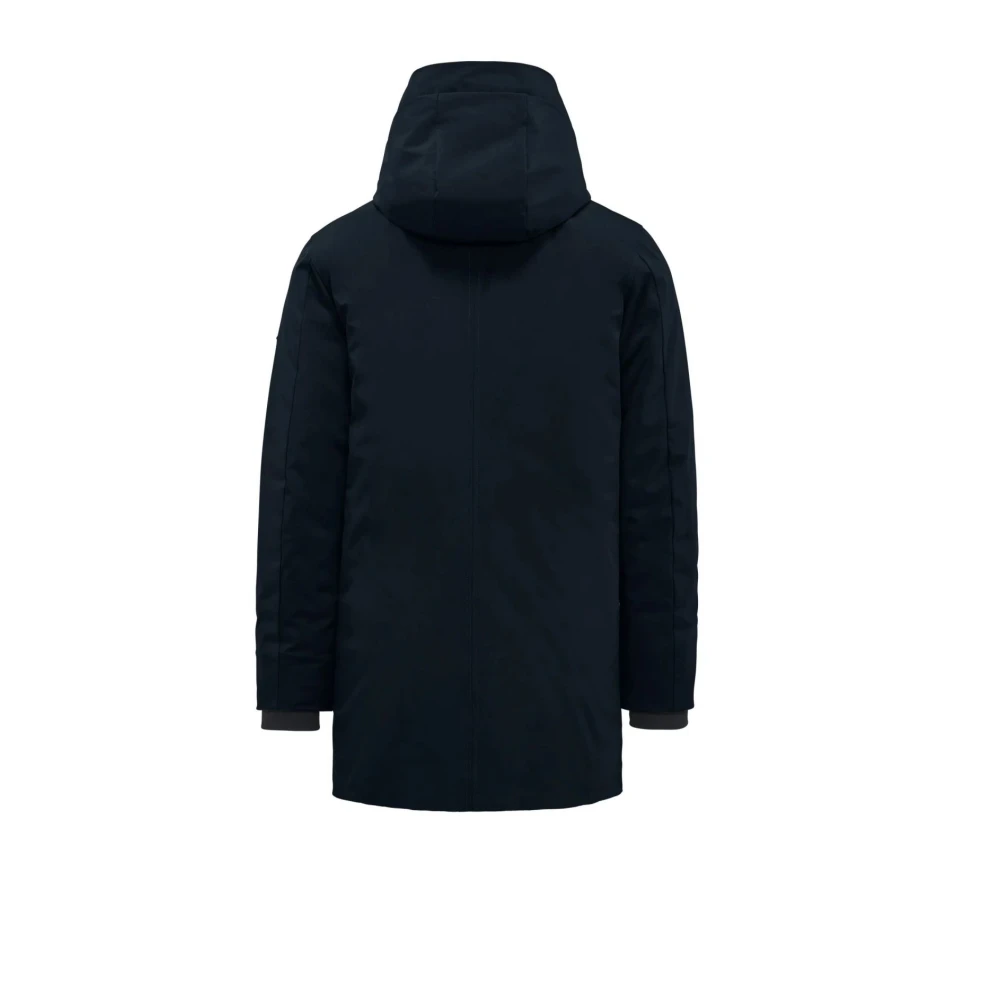BomBoogie Blauwe Winterjas met Capuchon Blue Heren