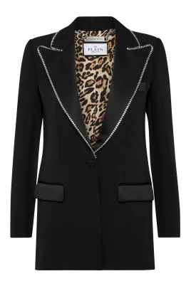 Cady/Satin Boxy Blazer Teddy Bear