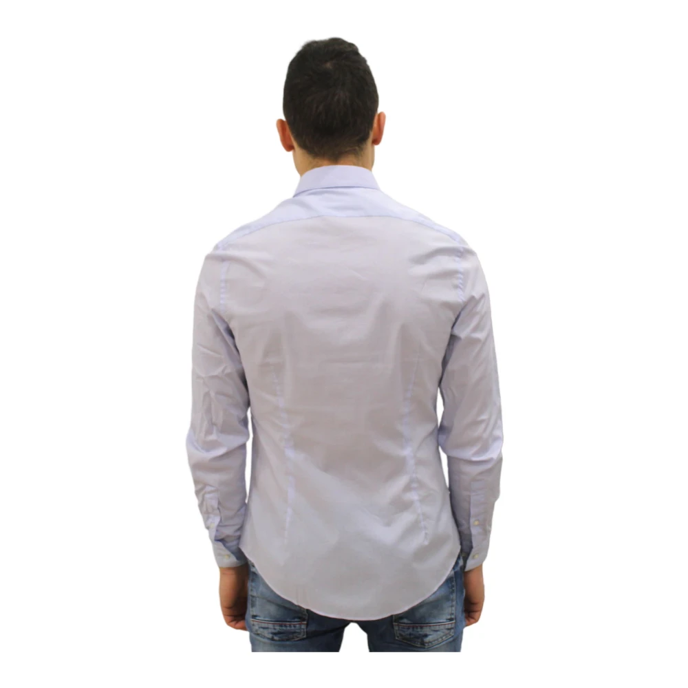 Trussardi Lange mouwen overhemd Blue Heren