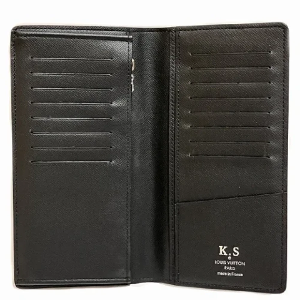 Louis Vuitton Vintage Pre-owned Leather wallets Black Heren