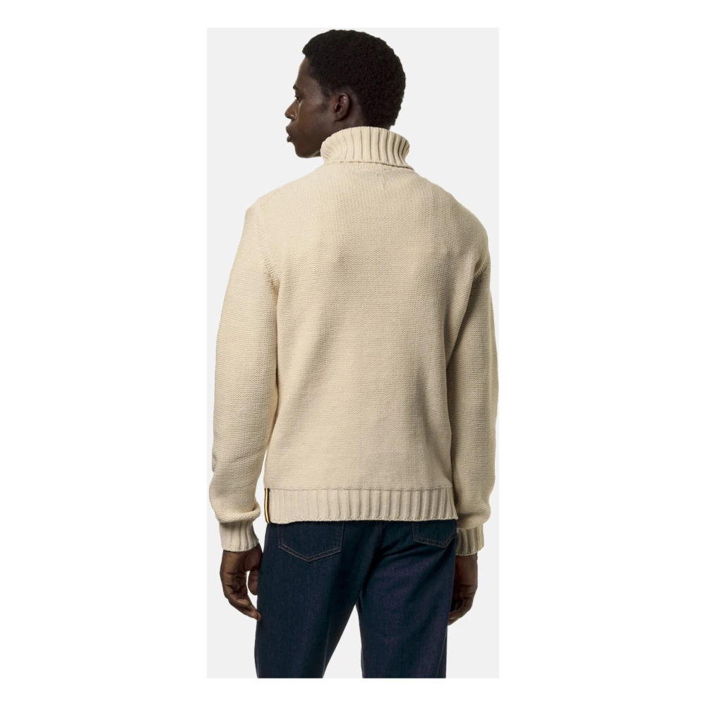 K-way Stijlvolle Breigoed Collectie Beige Heren