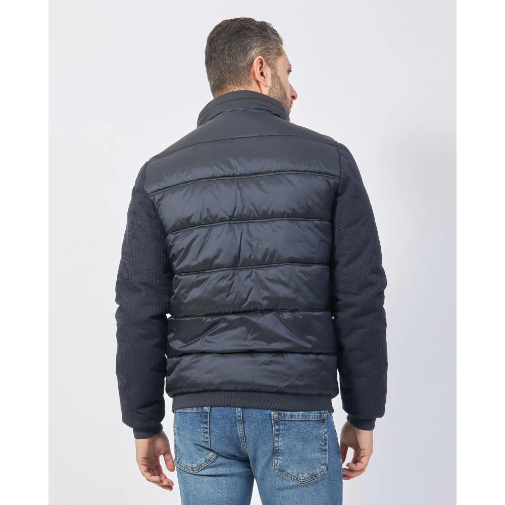 YES ZEE Blauwe Winterjas Blue Heren