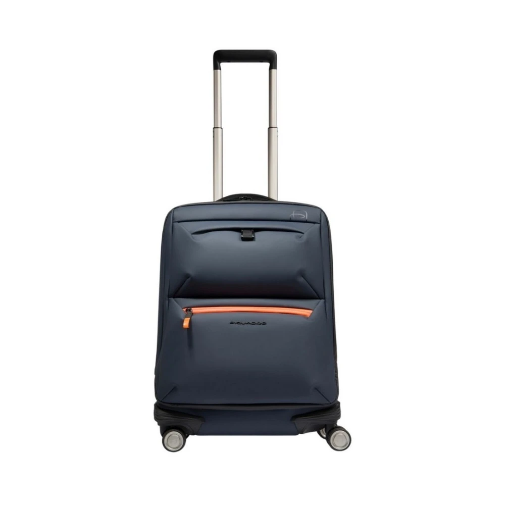 Piquadro Unisex Blue Corner 2.0 Cabin Trolley - Cabin Bags - One Size - Suitcases