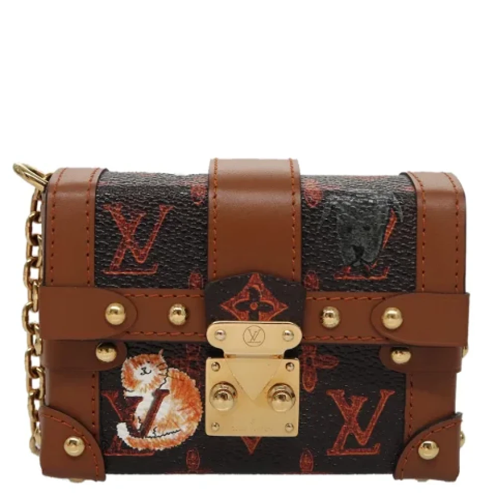 Louis Vuitton Vintage Pre-owned Canvas clutches Brown Dames
