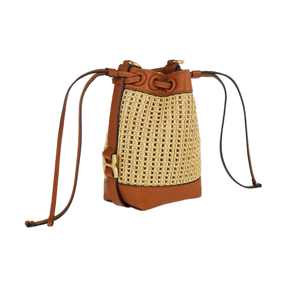 Chloé Bruine Marcie Bucket Tas met Trekkoordsluiting Brown Dames