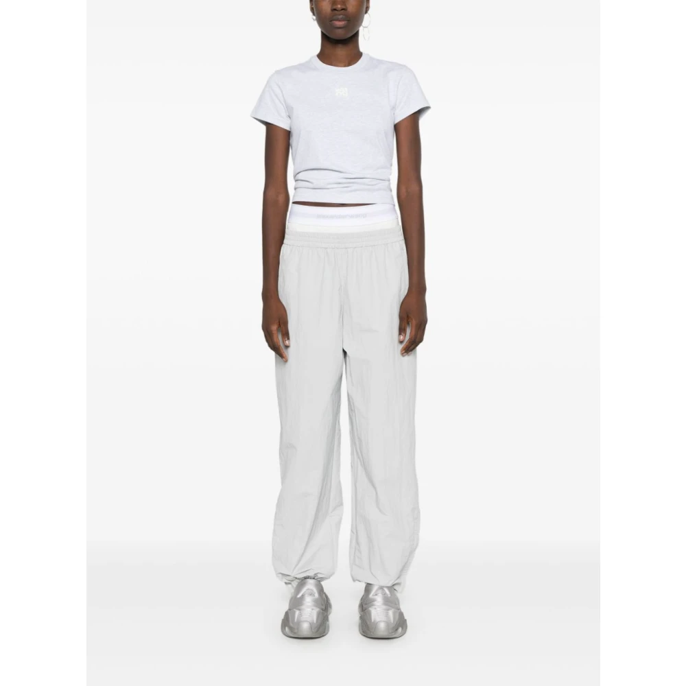 alexander wang Dames T-shirts & Polo's in Grijs White Dames