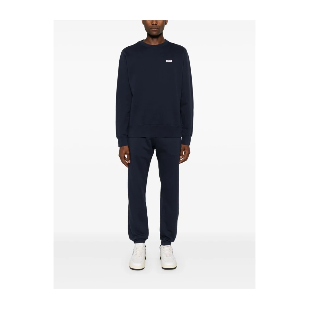 Autry Blauwe Sweatshirt Truien Breiwerk Blue Heren