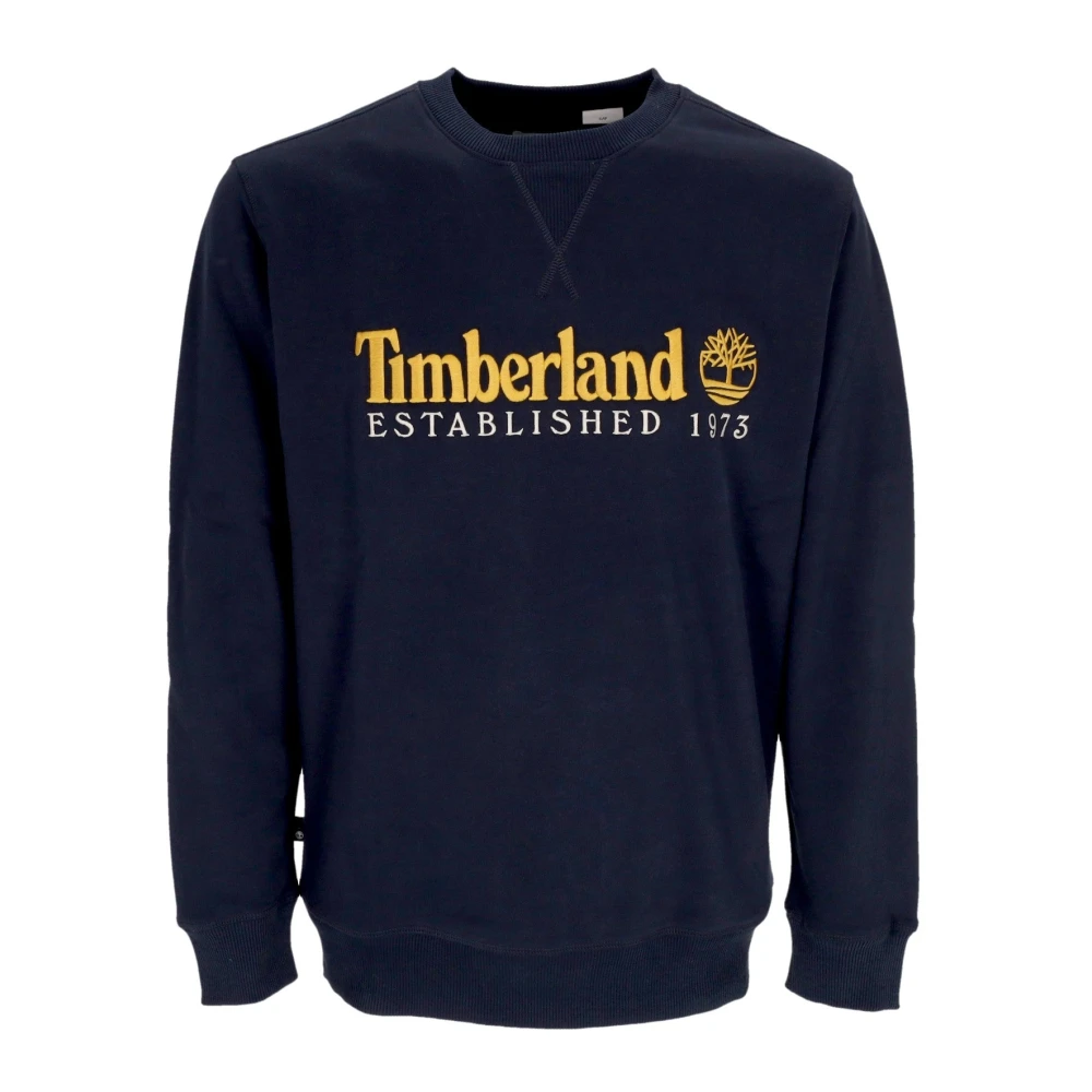 Timberland Vintage Crewneck Sweatshirt 1973 Dark Sapphire Blue Heren