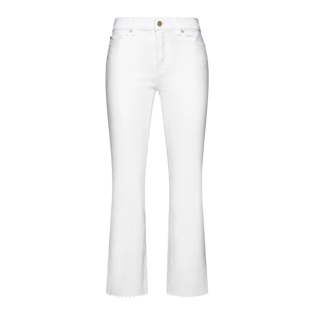 7 For All Mankind Witte Jeans voor Vrouwen White Dames