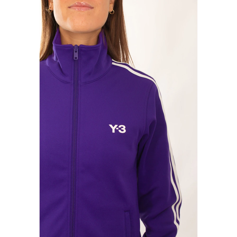 Y-3-Stripes Tracktop in Cpurpl Purple Dames