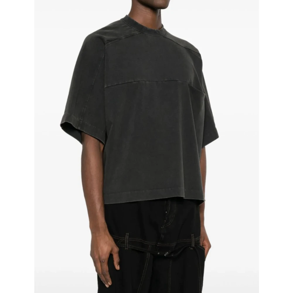 Entire Studios Gewassen Zwarte Zak T-shirt Black Heren