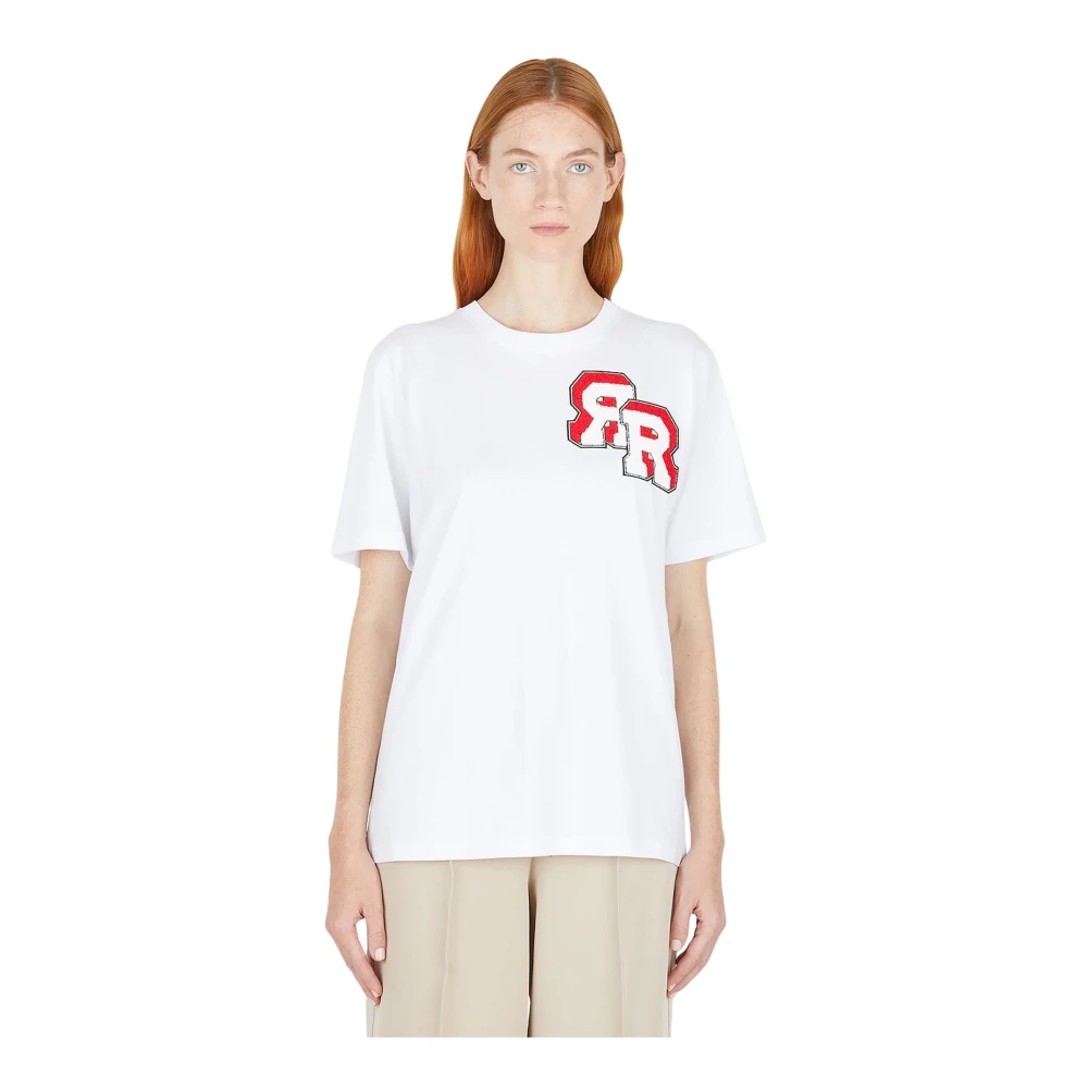 Rokh Vrouw Wit Tops Dames, M, Katoen, Always Sunny T-Shirt