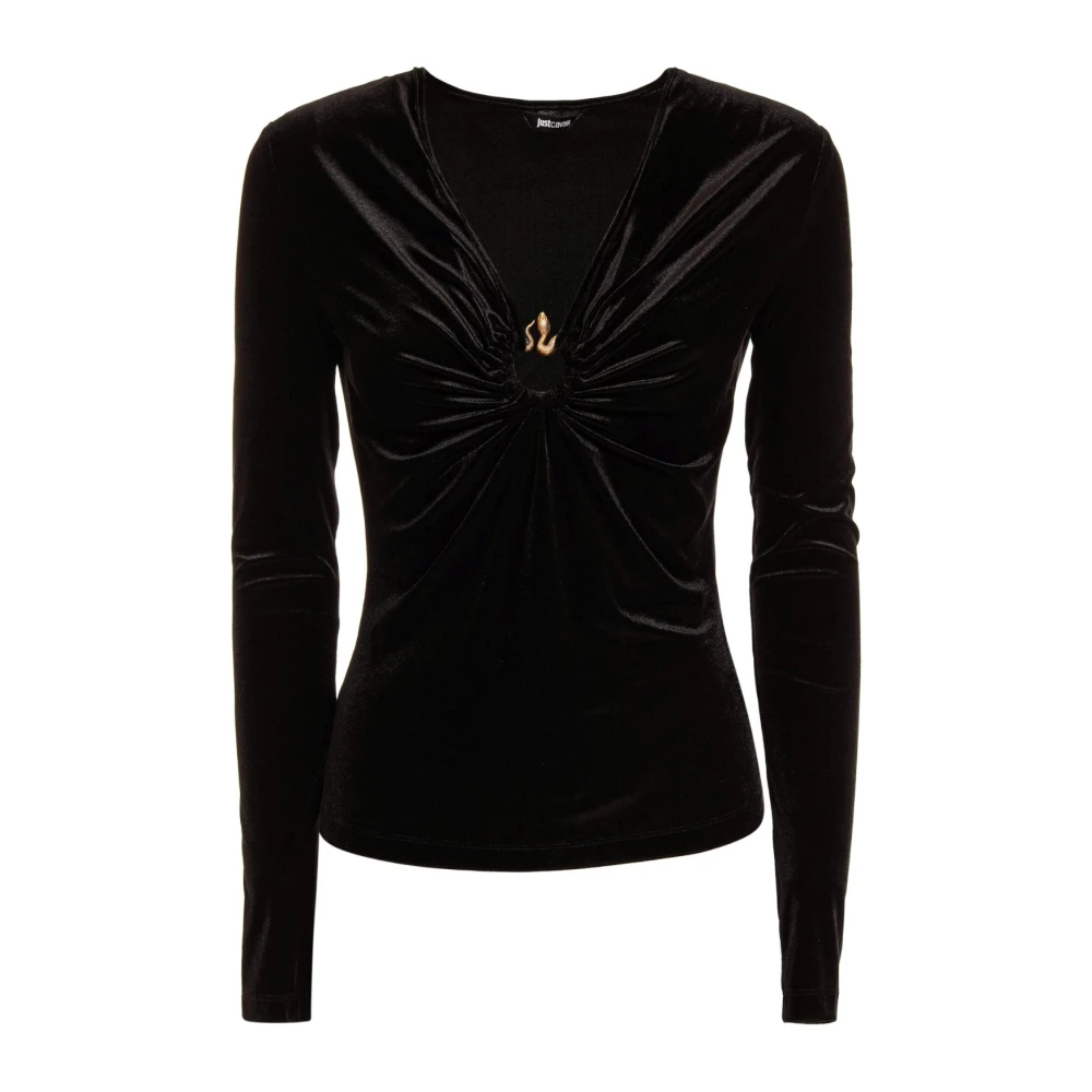 Just Cavalli Top Black Dames