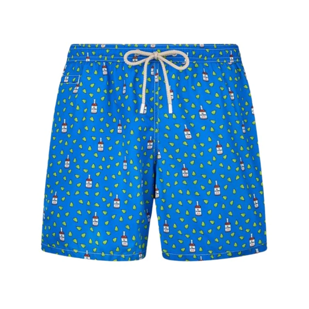 Saint Barth Stijlvolle Zwemkleding Collectie Blue Heren
