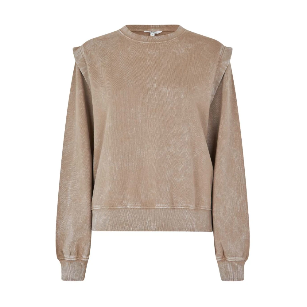MbyM Beige Sweater met Schouderdetails Katti Beige Dames