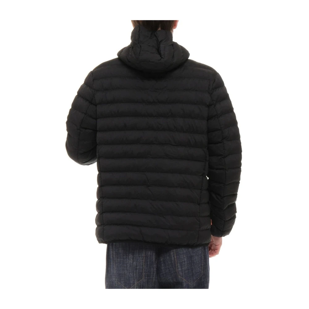 Suns Zwarte Waterdichte Ripstop Reisjas Black Heren