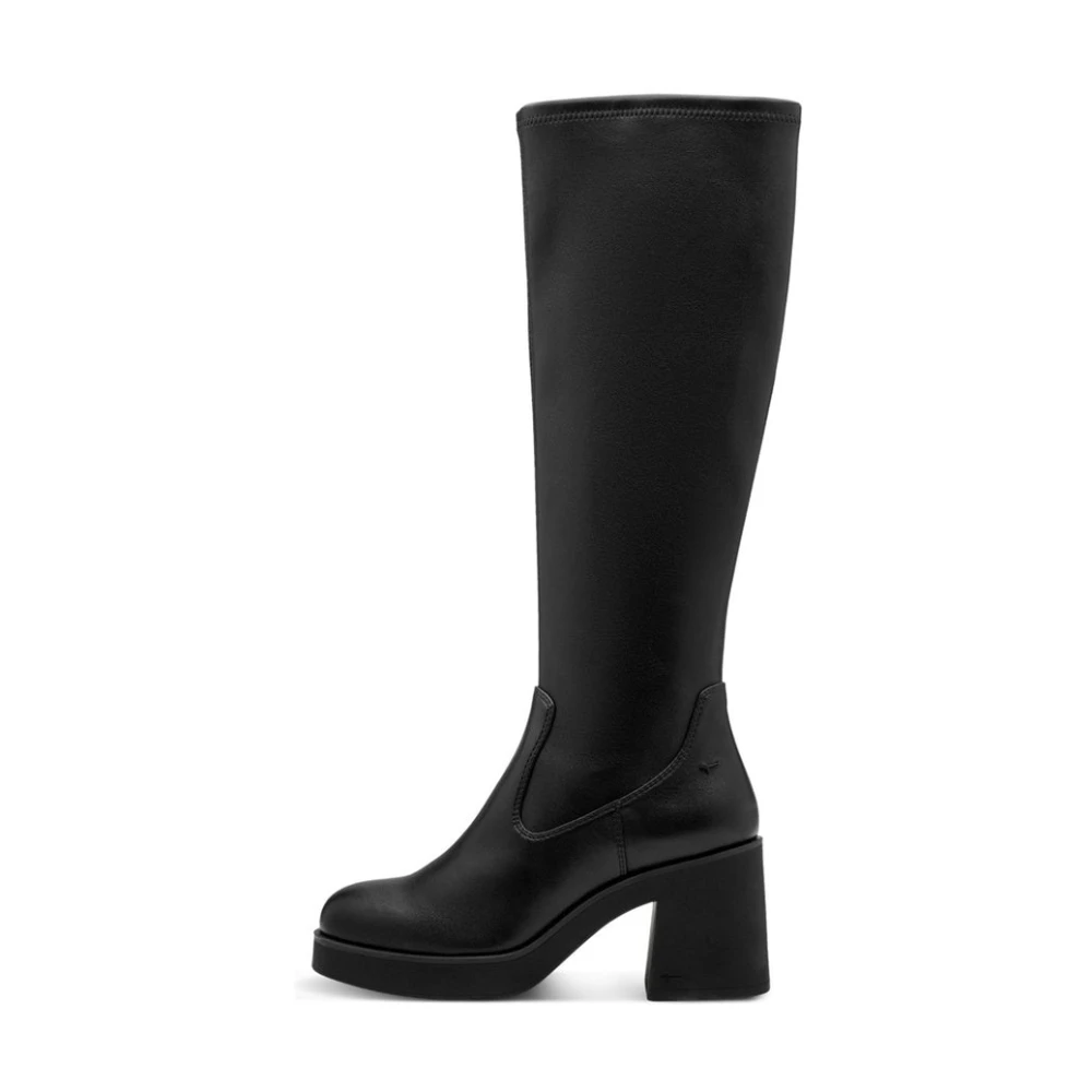 Tamaris Women's Black Banana Heel Ankle Boots - Heeled Boots - 6 Uk - Shoes
