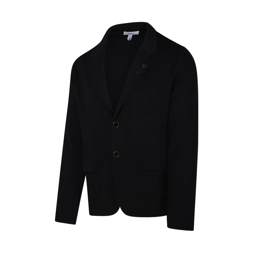Lardini Zwarte Blazer voor Mannen Black Heren