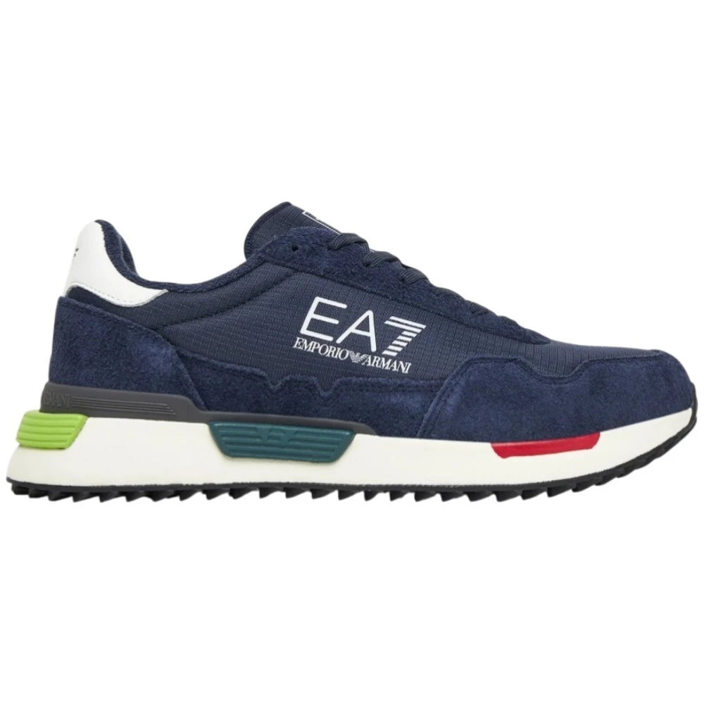 Emporio Armani EA7 Sneakers Heren Schoenen Blauw