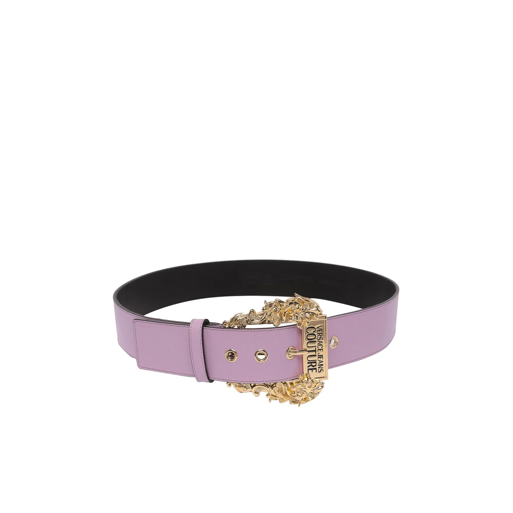 Versace Jeans Couture Women's Purple Lilac Belts For Stylish Outfits - Belts - 90 Cm - Accessories