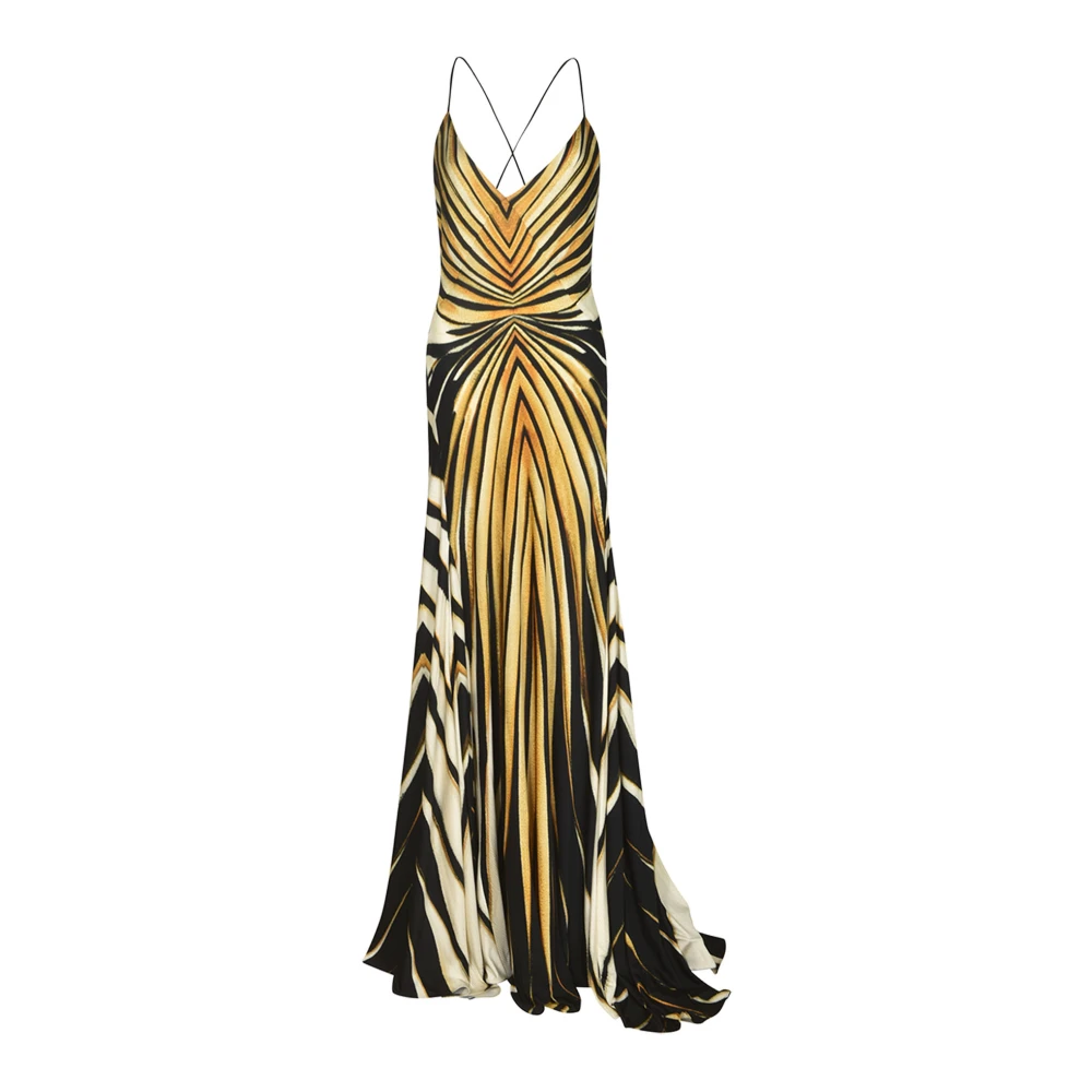 Roberto Cavalli Gele Jurken voor Vrouwen Yellow Dames