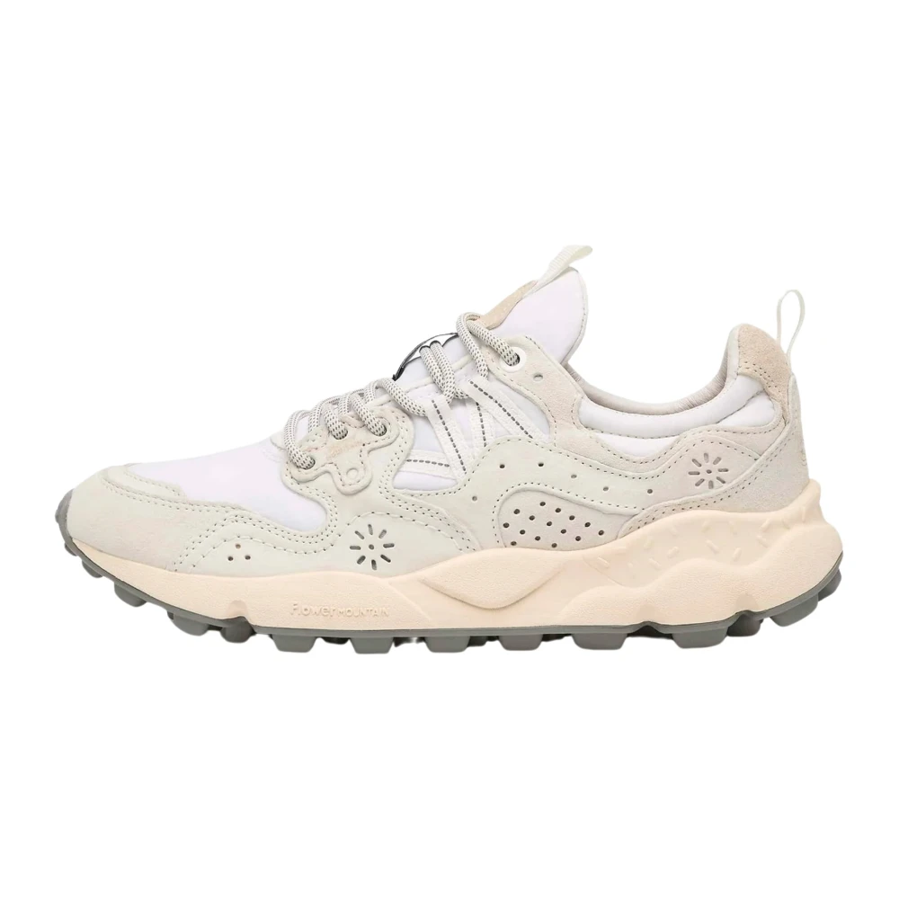 Flower Mountain Men's White Sneakers, 7 Uk, Yamano 3 Trainers