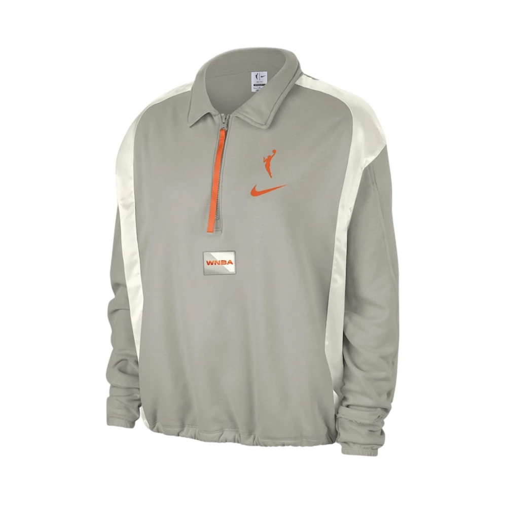Nike Gray Long Sleeve Training Tops, Female, Xs, Team 13 Wnba Fleece Top
