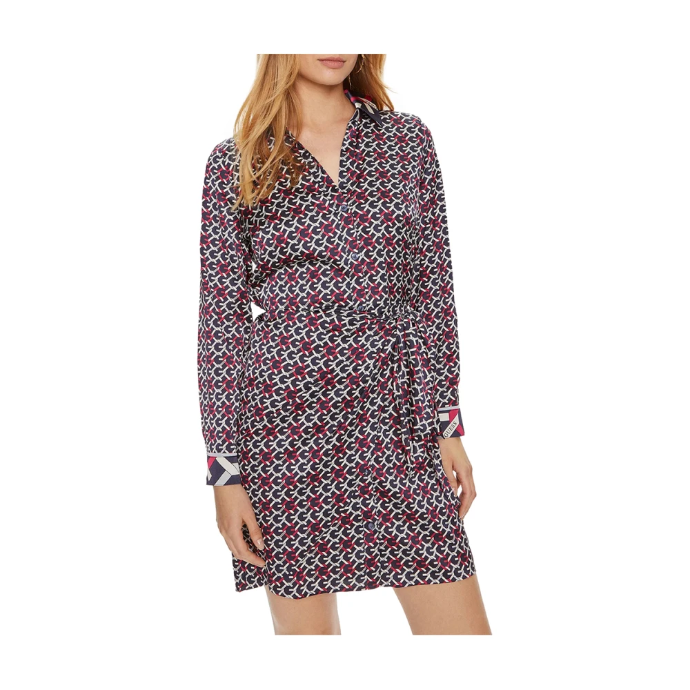 Guess Elegante Modieuze Multicolor Jurk Multicolor Dames