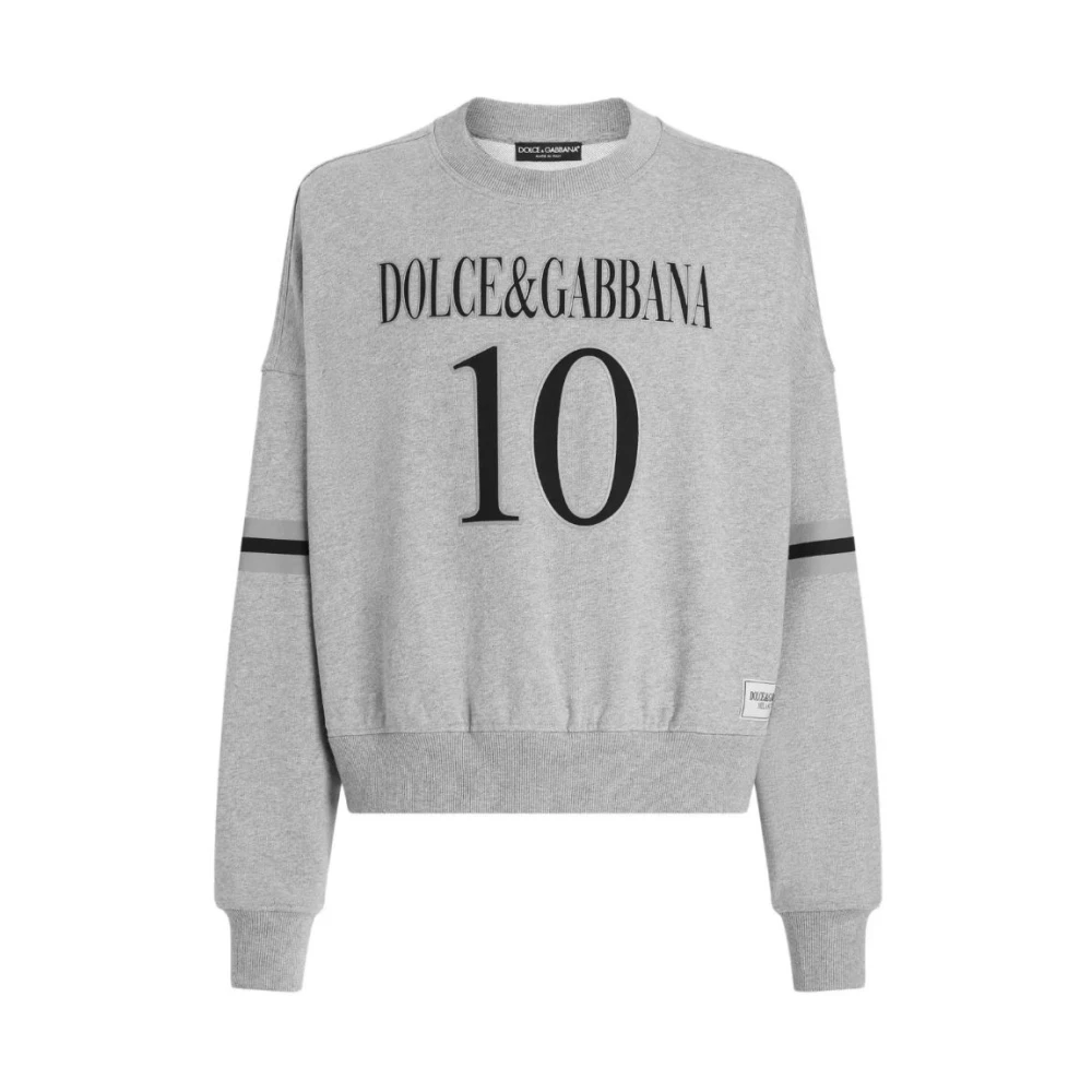 Dolce & Gabbana Grijze Sweaters voor Mannen Gray Heren