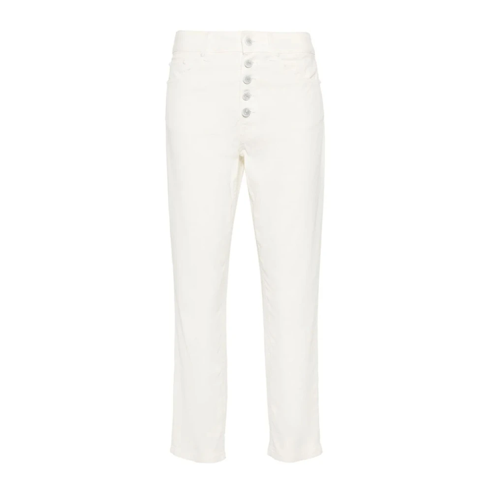 Dondup Koons Gioiello 5-Pocket Jeans White Dames